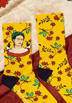 Frida socks (yellow) **limited**