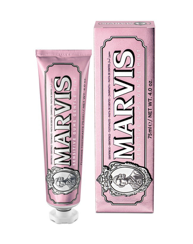 MARVIS - 'Sensitive Gums Gentle Mint- - Luxury Italian Toothpaste 75ml ...