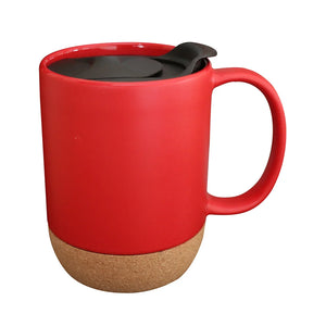 Ceramic cork bottom mug
