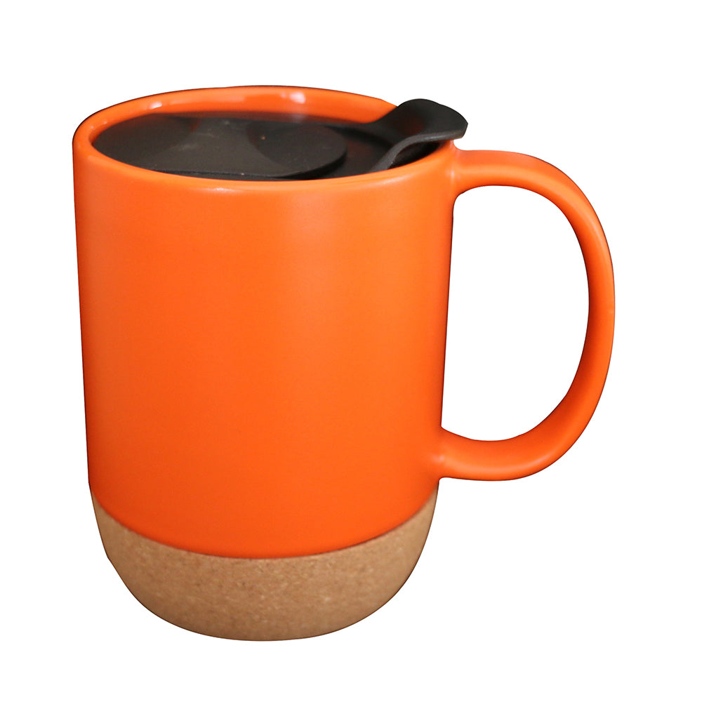 Ceramic cork bottom mug